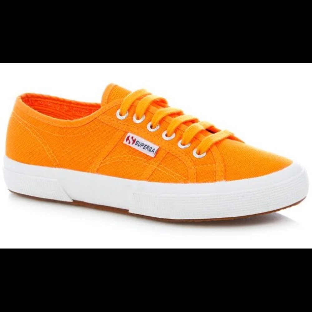 Superga Cotu canvas fashion Sneaker Orange size 41